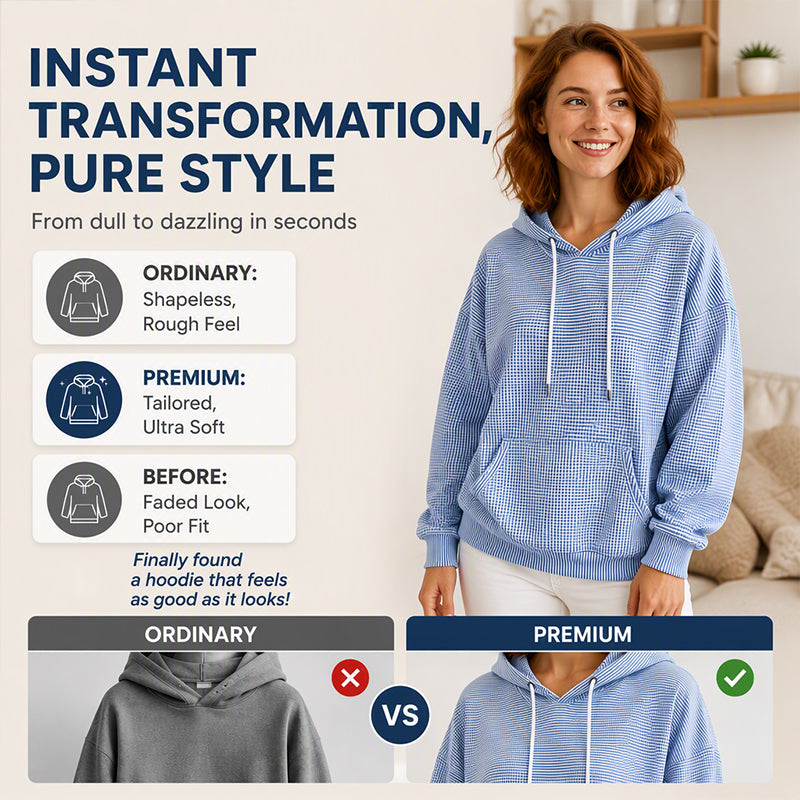 Women's Striped Patchwork Hoodie Sweatshirt