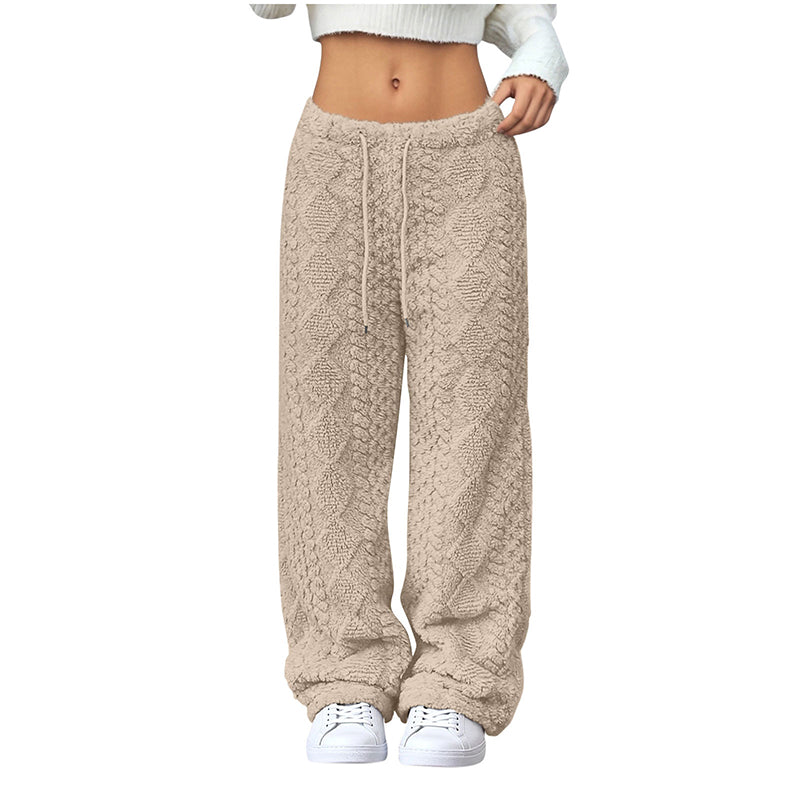 Women's Casual Straight-Leg Drawstring Pants