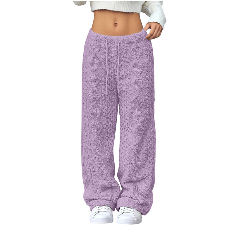 Women's Casual Straight-Leg Drawstring Pants