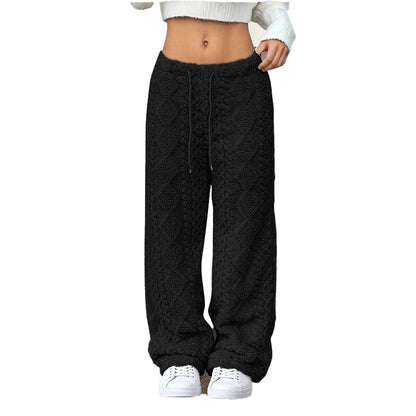 Women's Casual Straight-Leg Drawstring Pants