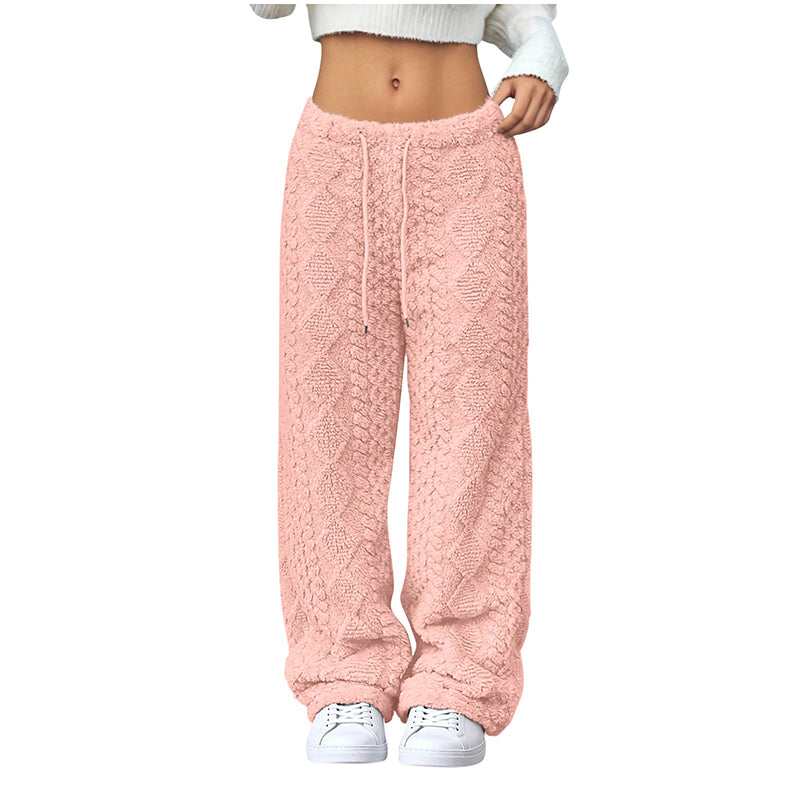 Women's Casual Straight-Leg Drawstring Pants