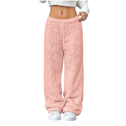 Women's Casual Straight-Leg Drawstring Pants