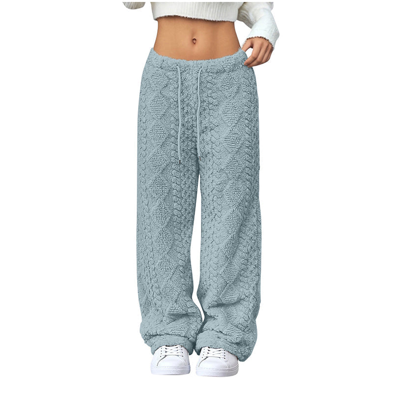 Women's Casual Straight-Leg Drawstring Pants
