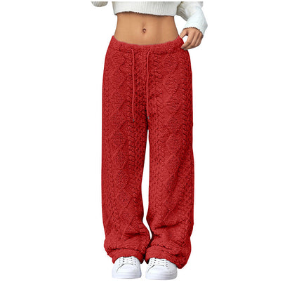 Women's Casual Straight-Leg Drawstring Pants