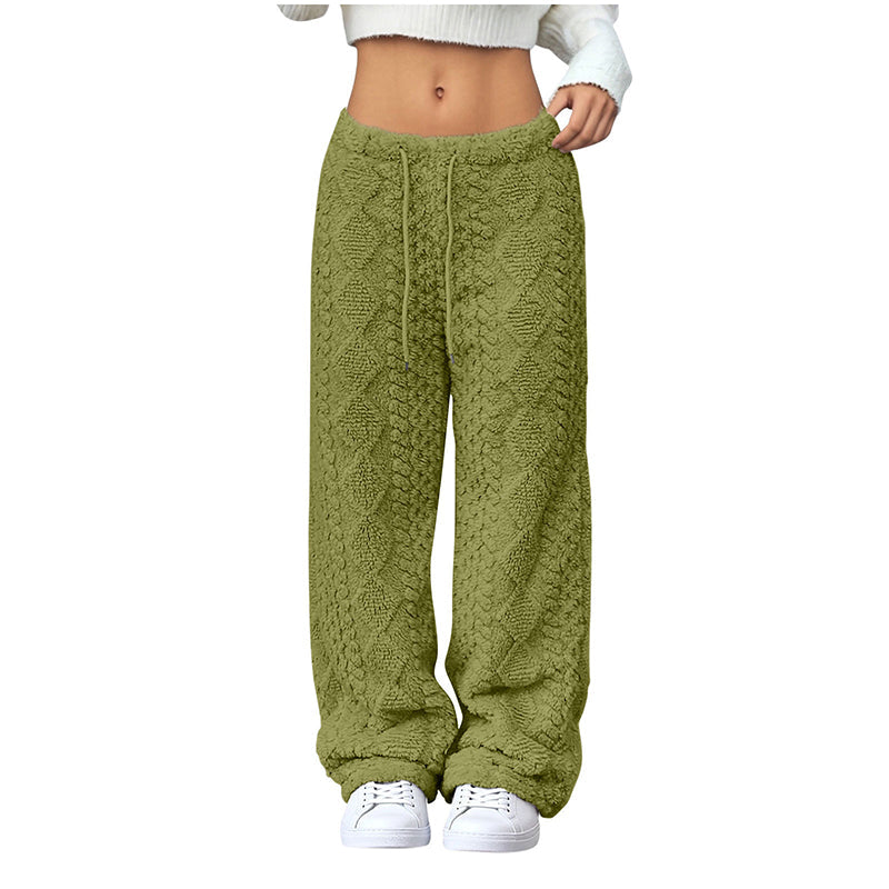 Women's Casual Straight-Leg Drawstring Pants
