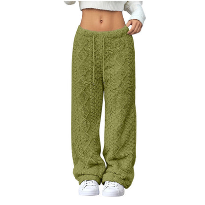 Women's Casual Straight-Leg Drawstring Pants