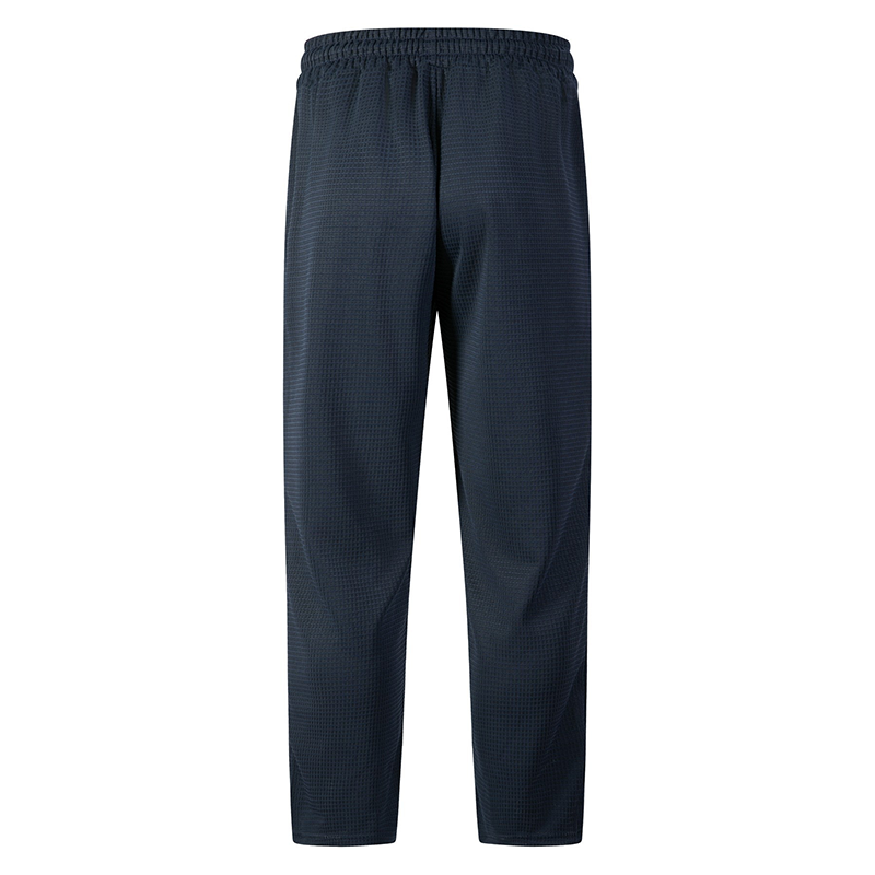 ✨ Easy Everyday Comfort | Men's Waffle-Knit Drawstring Straight-Leg Pants