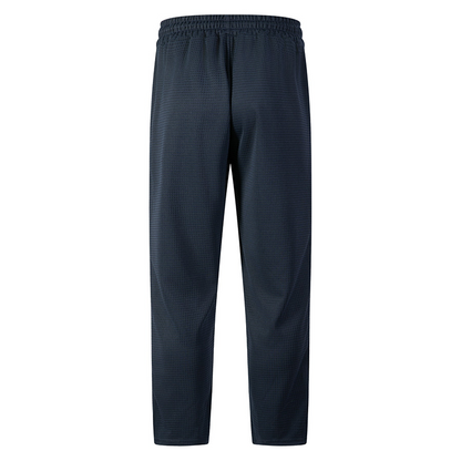 ✨ Easy Everyday Comfort | Men's Waffle-Knit Drawstring Straight-Leg Pants