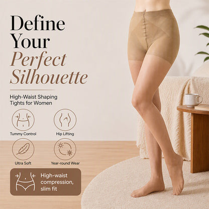 ✨ Smooth Everyday Comfort | Women's Run-Resistant Ultra-Sheer Invisible Pantyhose