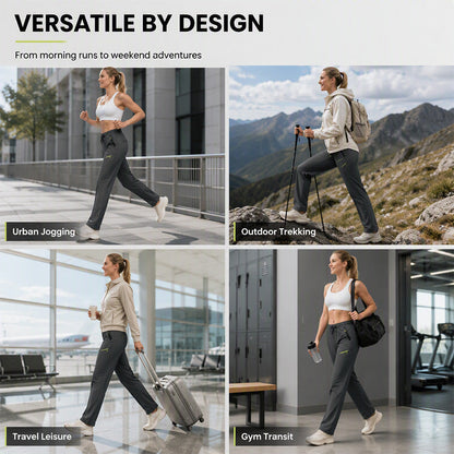 ⌛Limited-Time Offer-Women's Casual Athletic Pants with Zipper Pockets