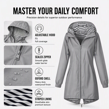 Women's Outdoor Waterproof Hooded Jacket