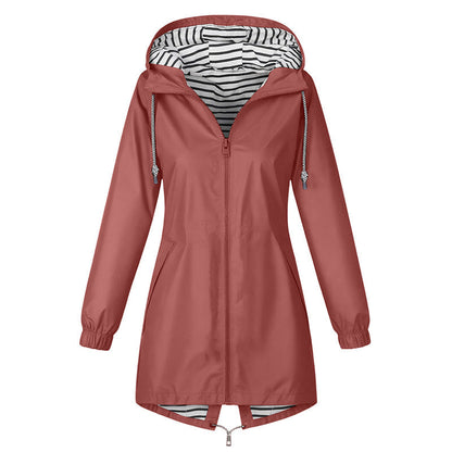 Women's Outdoor Waterproof Hooded Jacket
