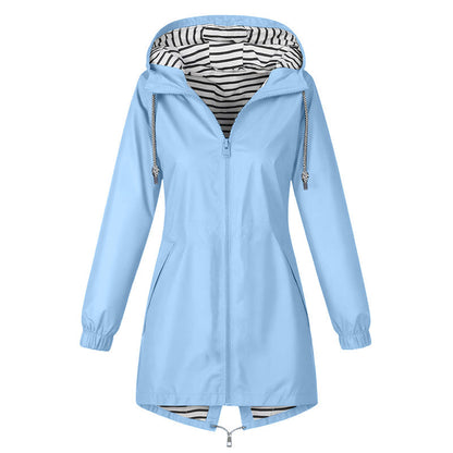 Women's Outdoor Waterproof Hooded Jacket
