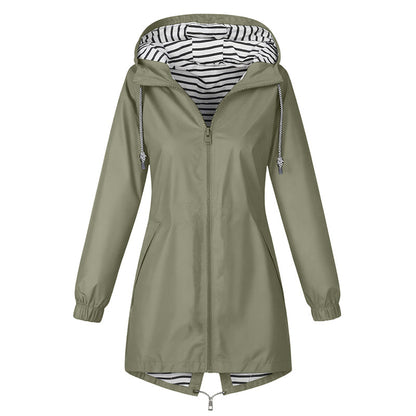 Women's Outdoor Waterproof Hooded Jacket