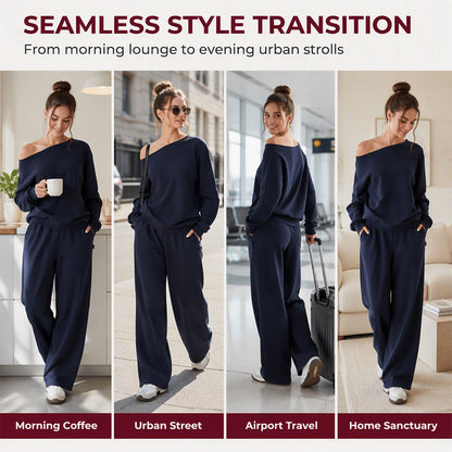 ⌛Limited-Time Offer-Women's Sweatshirt & Sweatpants 2-Piece Set