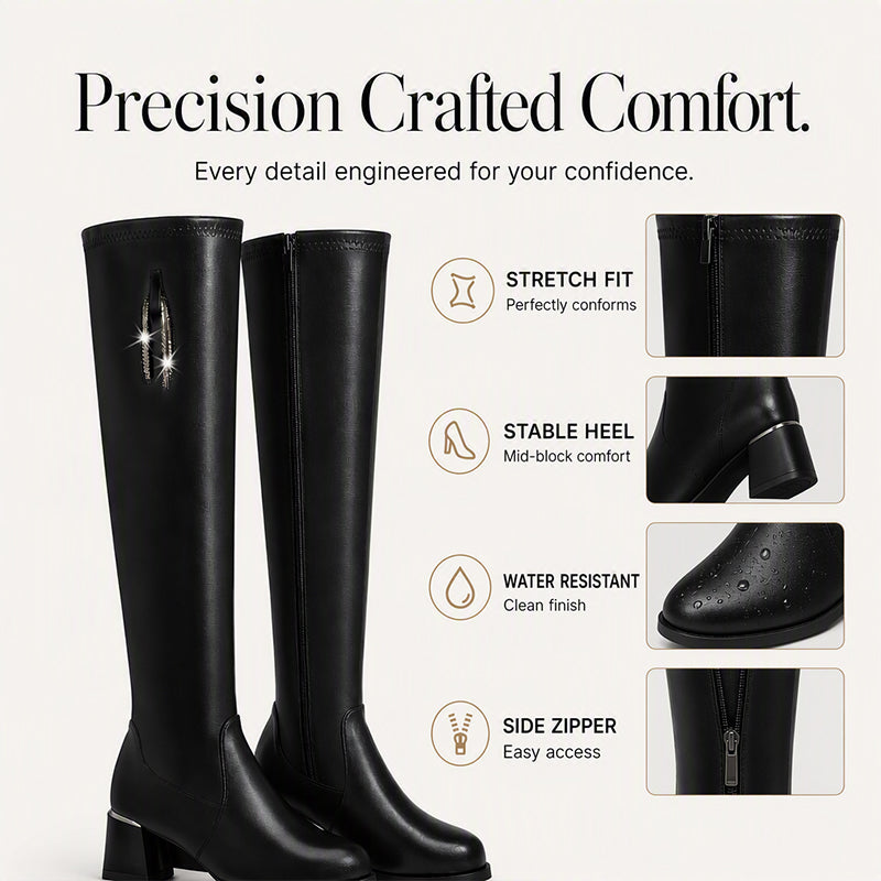 Women's Warm Elastic Over-the-Knee Boots