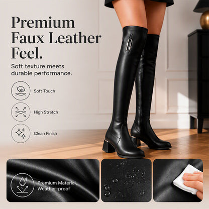 Women's Warm Elastic Over-the-Knee Boots