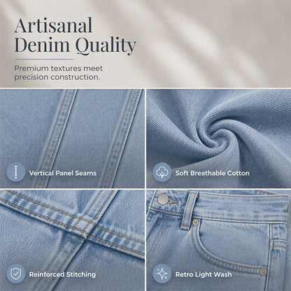 💙Limited-Time Offer-Women's Casual High-Waisted Wide-Leg Jeans
