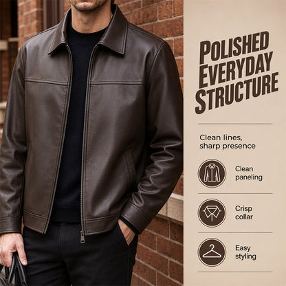 ⌛Limited-Time Offer-Refined Urban Leather Jacket