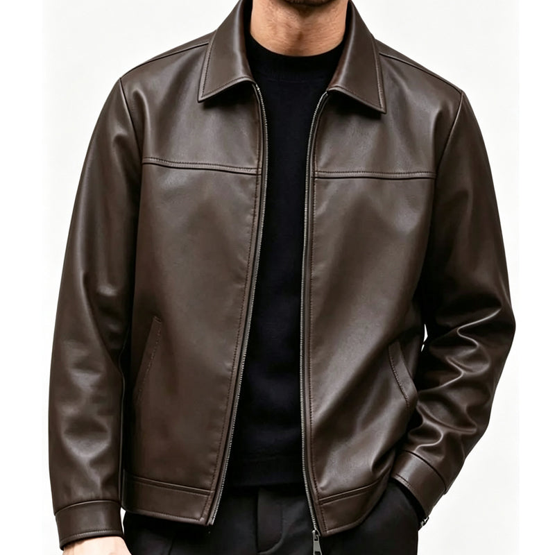 ⌛Limited-Time Offer-Refined Urban Leather Jacket