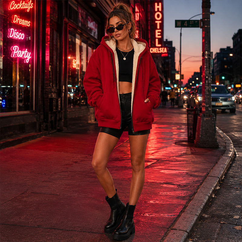Women's Winter Warmth Hoodie Jacket