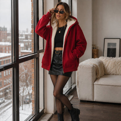 Women's Winter Warmth Hoodie Jacket