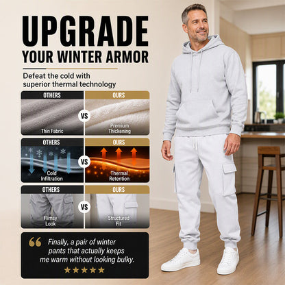 👖 Pull-On Comfort | Men's Loose Drawstring Cargo Jogger Pants