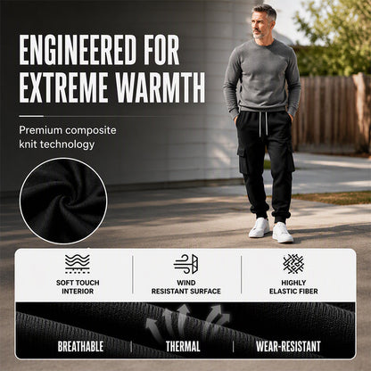 👖 Pull-On Comfort | Men's Loose Drawstring Cargo Jogger Pants