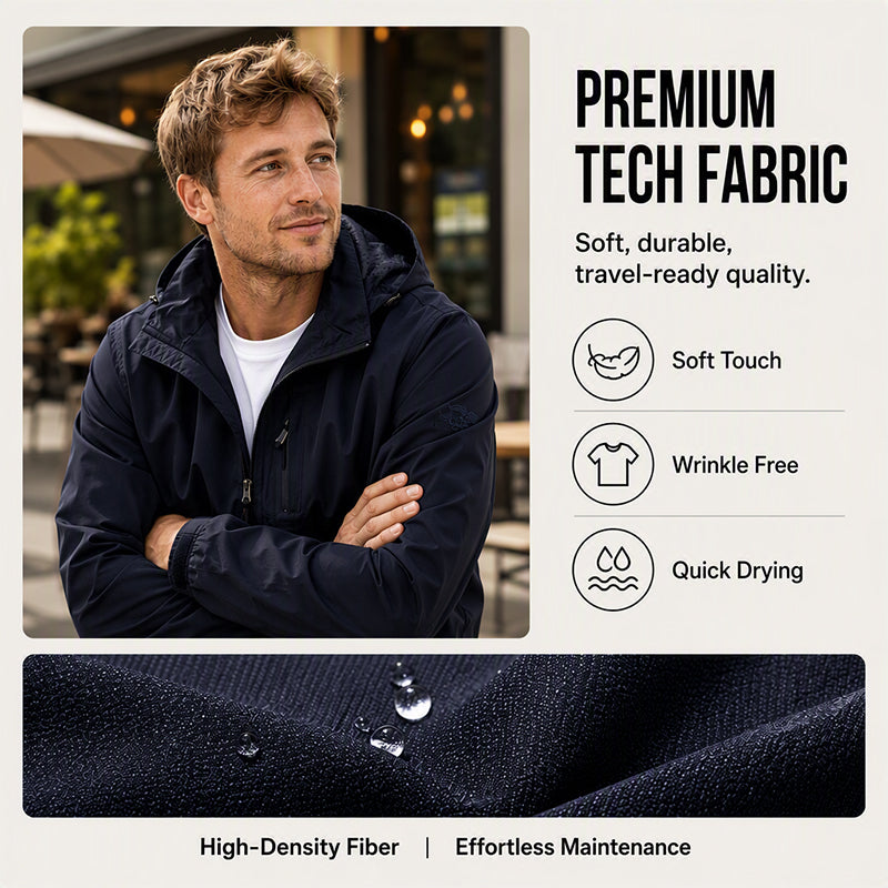 🌧️ Weather-Ready Utility | Men's Waterproof Windproof Multi-Pocket Jacket