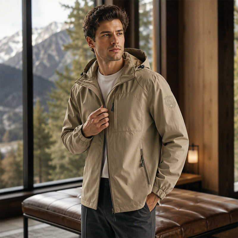 🌧️ Weather-Ready Utility | Men's Waterproof Windproof Multi-Pocket Jacket