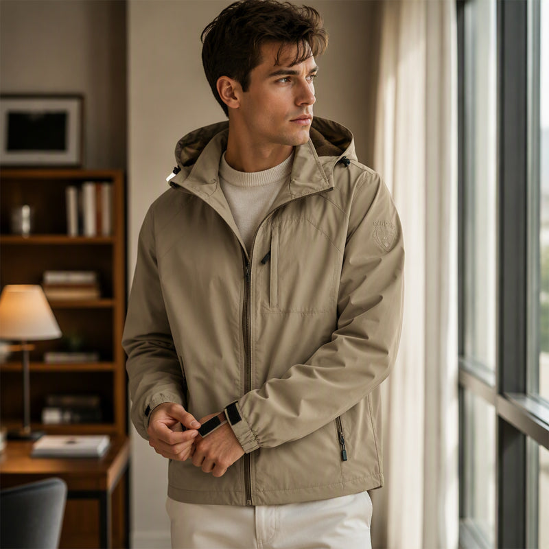 🌧️ Weather-Ready Utility | Men's Waterproof Windproof Multi-Pocket Jacket