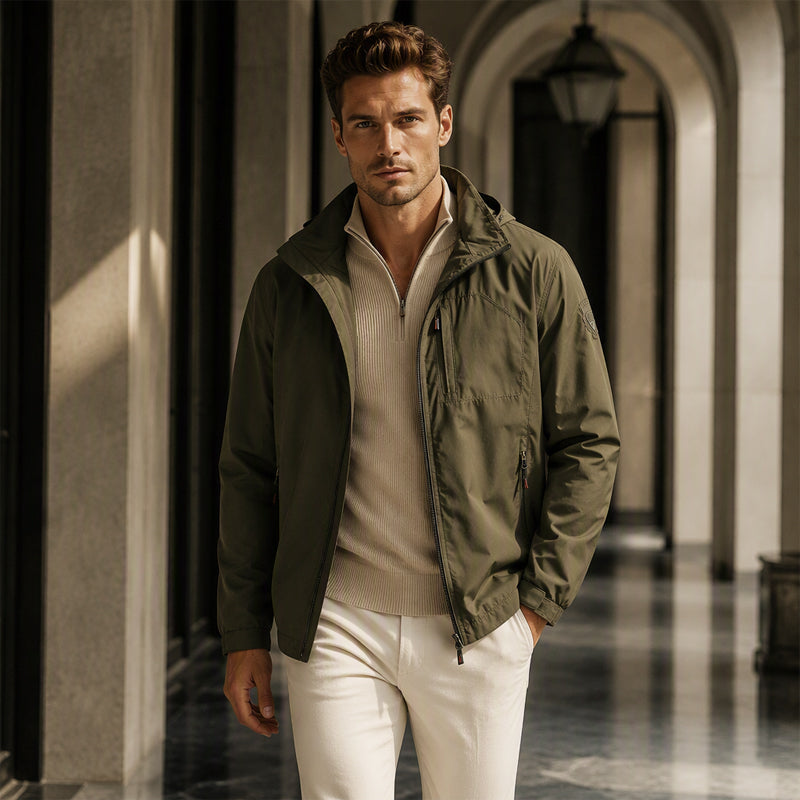 🌧️ Weather-Ready Utility | Men's Waterproof Windproof Multi-Pocket Jacket