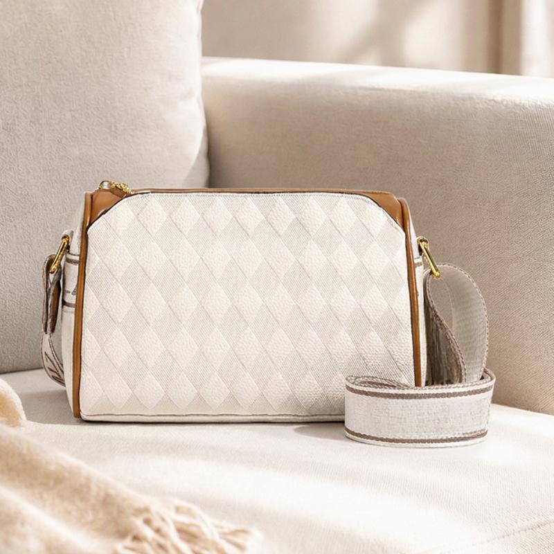 ⌛Limited-Time Offer-Stylish 3-Layer Diamond-Patterned Crossbody Bag