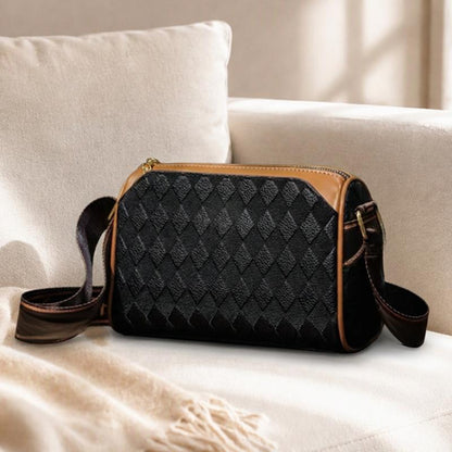 ⌛Limited-Time Offer-Stylish 3-Layer Diamond-Patterned Crossbody Bag