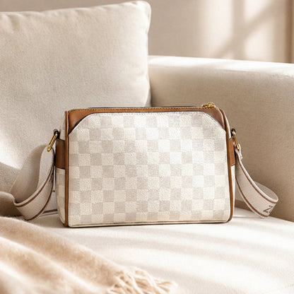 ⌛Limited-Time Offer-Stylish 3-Layer Diamond-Patterned Crossbody Bag