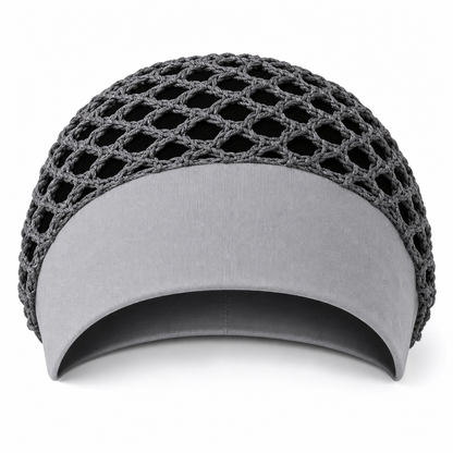 Elastic Breathable Wide Band Mesh Hair Net Cap Hollow Out Hair Cover