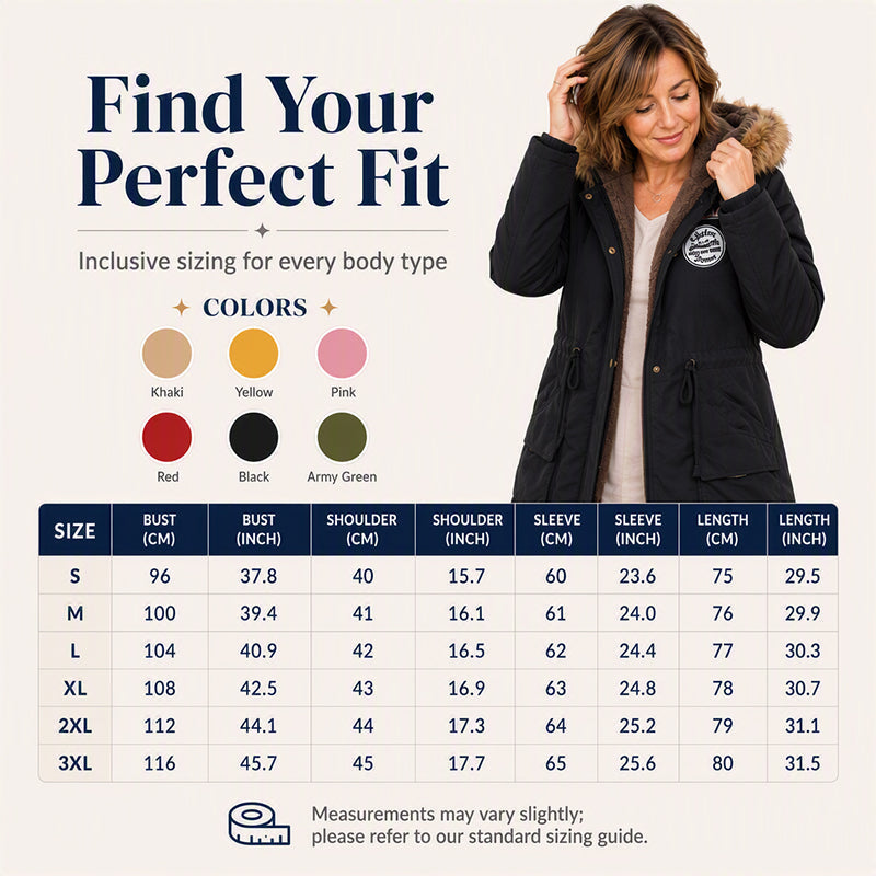 ❄️ Cozy Winter Coverage | Women's Warm-Lined Hooded Parka Jacket