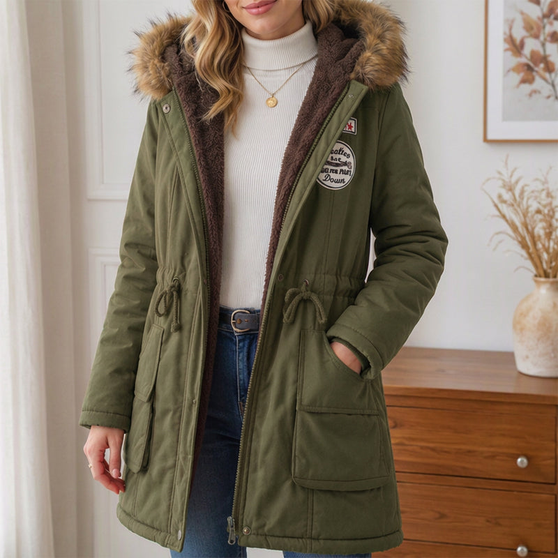 ❄️ Cozy Winter Coverage | Women's Warm-Lined Hooded Parka Jacket