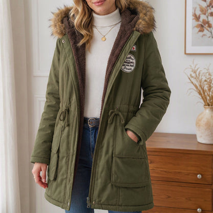 ❄️ Cozy Winter Coverage | Women's Warm-Lined Hooded Parka Jacket