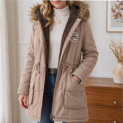 ❄️ Cozy Winter Coverage | Women's Warm-Lined Hooded Parka Jacket