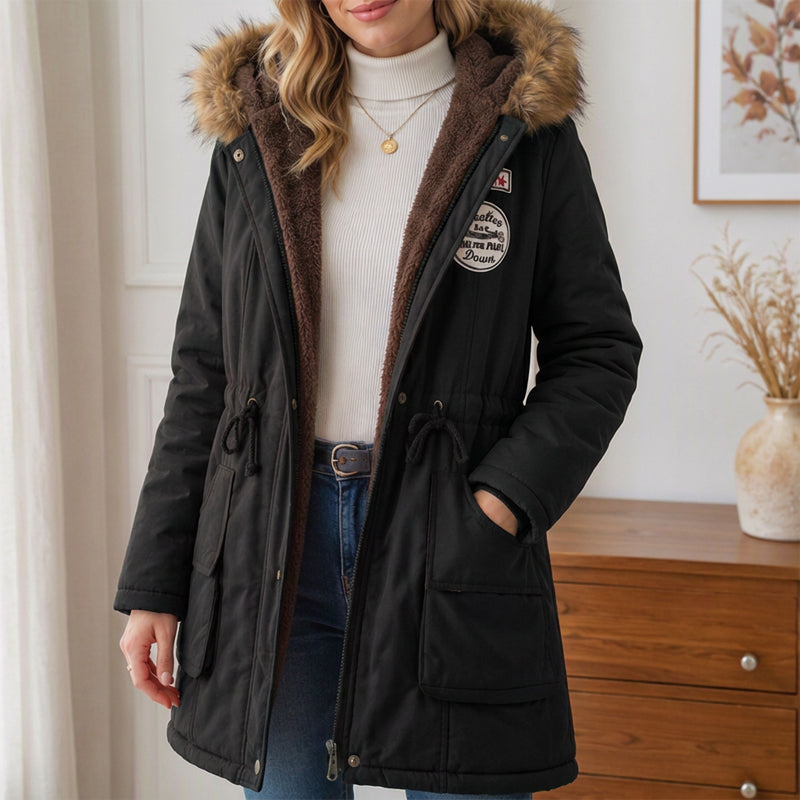 ❄️ Cozy Winter Coverage | Women's Warm-Lined Hooded Parka Jacket