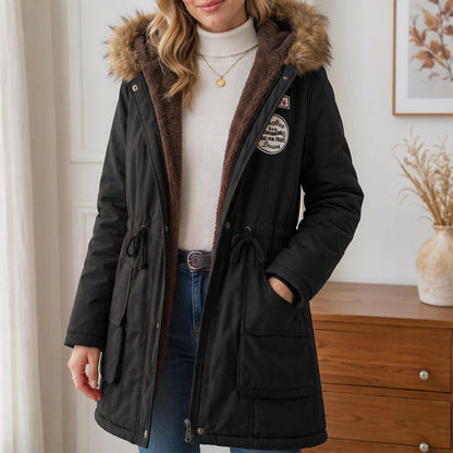 ❄️ Cozy Winter Coverage | Women's Warm-Lined Hooded Parka Jacket