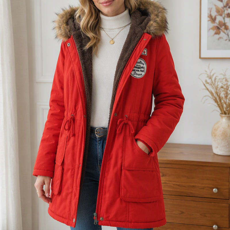 ❄️ Cozy Winter Coverage | Women's Warm-Lined Hooded Parka Jacket