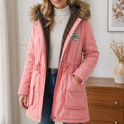 ❄️ Cozy Winter Coverage | Women's Warm-Lined Hooded Parka Jacket