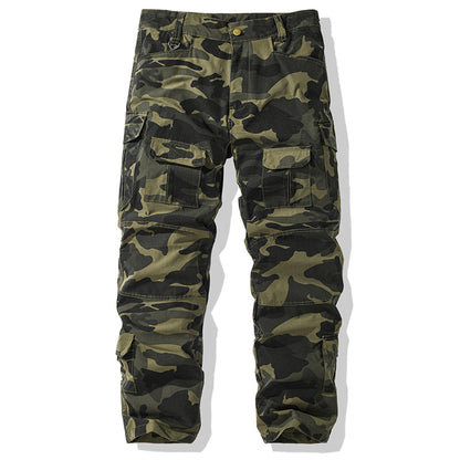 Men's Multi-Pocket Camouflage Cargo Pants