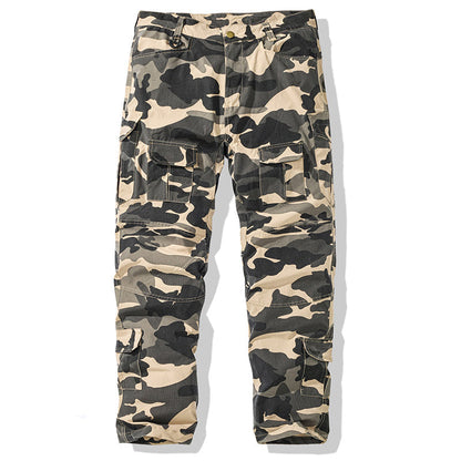 Men's Multi-Pocket Camouflage Cargo Pants