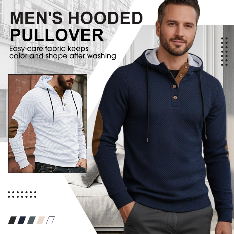 Men's Relaxed Classic Hooded Pullover