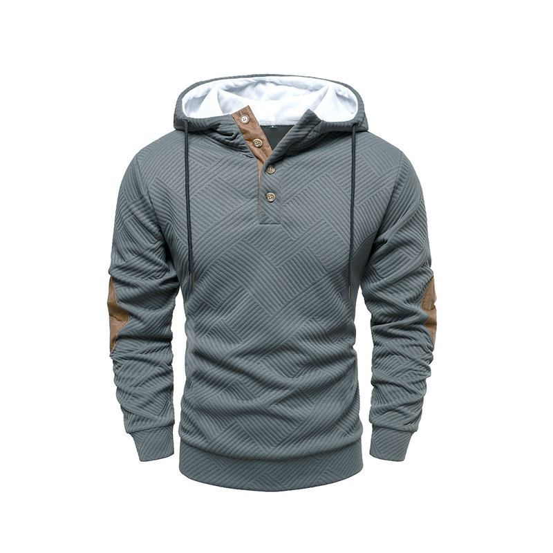 Men's Relaxed Classic Hooded Pullover
