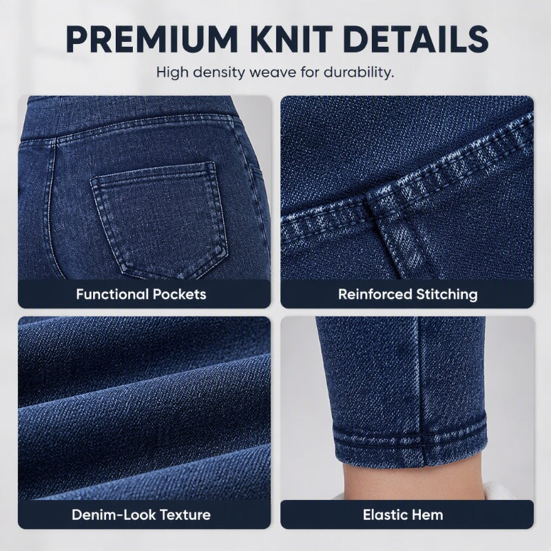 👖 Flattering Denim | Women's High-Waisted Slim Pencil-Leg Ankle Jeans