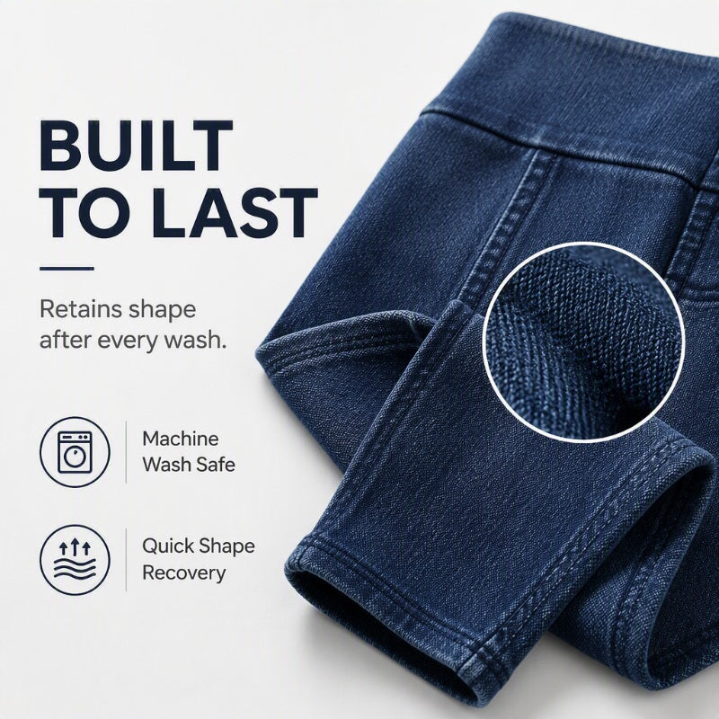 👖 Flattering Denim | Women's High-Waisted Slim Pencil-Leg Ankle Jeans